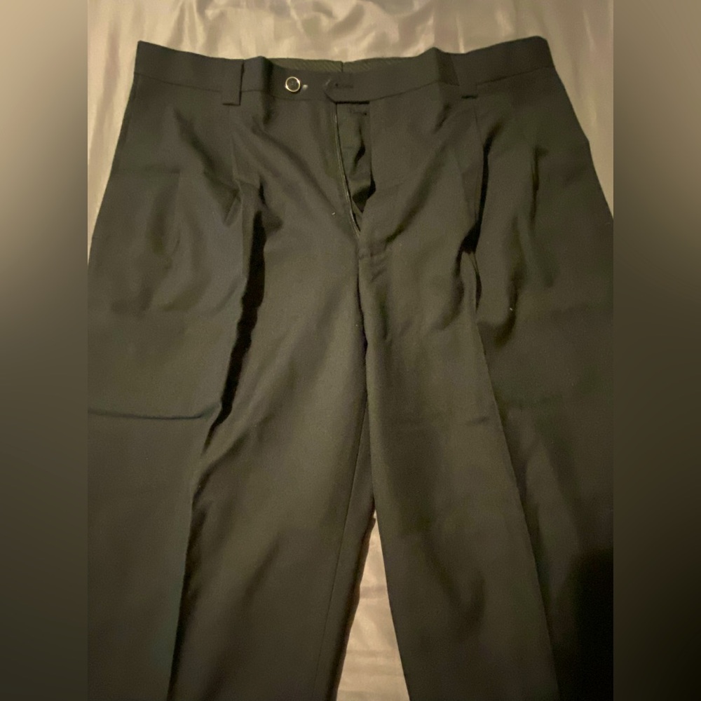 Men’s Black Dress Pants UNCUFFED